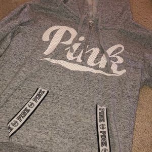 Victoria’s Secret Pink Quarter Zip Hoodie